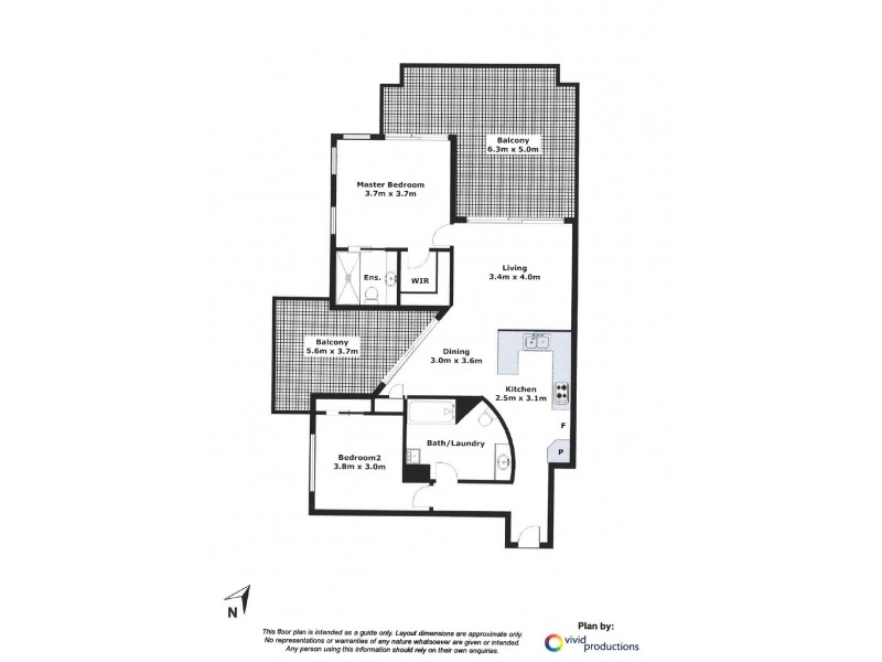 6/112-118 Oxlade Drive, New Farm QLD 4005 Floorplan