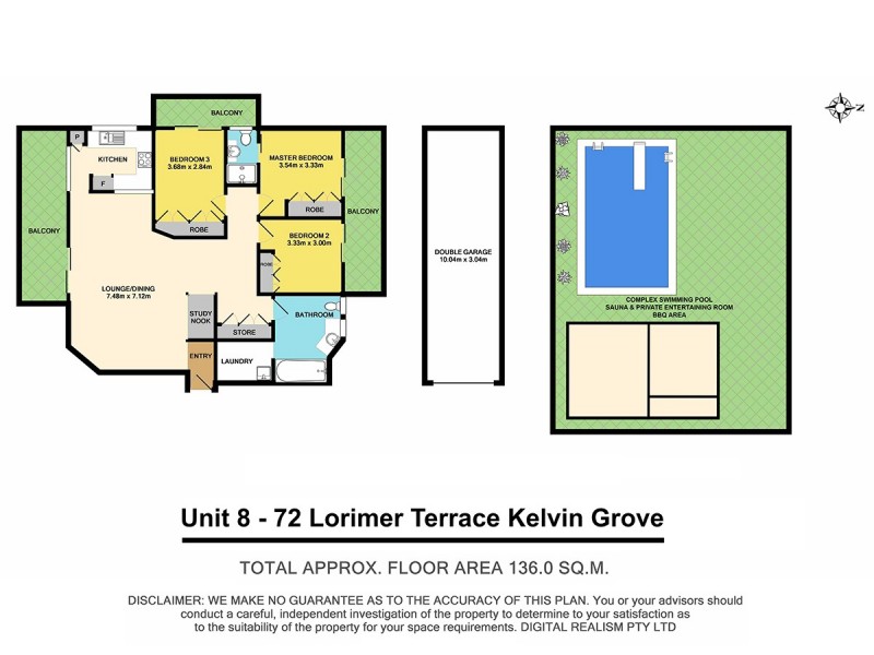 8/72 Lorimer Terrace, Kelvin Grove QLD 4059 Floorplan
