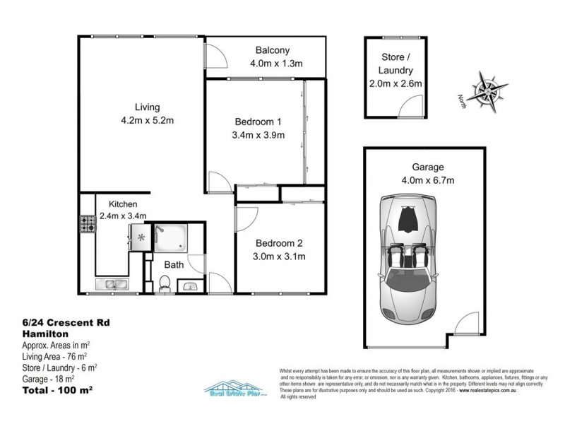 6/24 Crescent Road, Hamilton QLD 4007