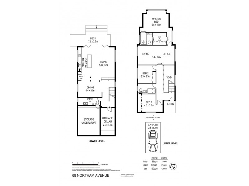 69 Northam Avenue, Bardon QLD 4065 Floorplan
