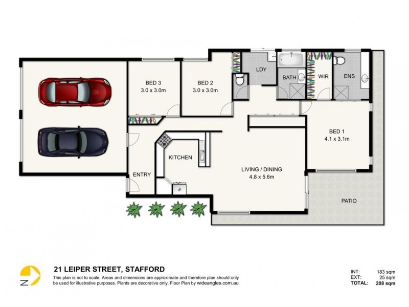 21 Leiper Street, Stafford QLD 4053 Floorplan