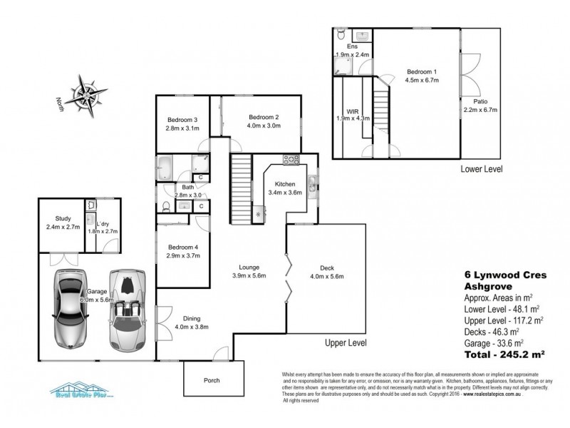 6 Lynwood Crescent, Ashgrove QLD 4060 Floorplan