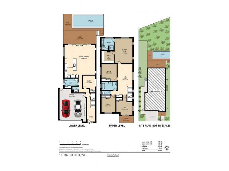 18 Hartfield Drive, Bardon QLD 4065 Floorplan