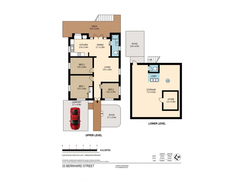 33 Bernhard Street, Paddington QLD 4064 Floorplan