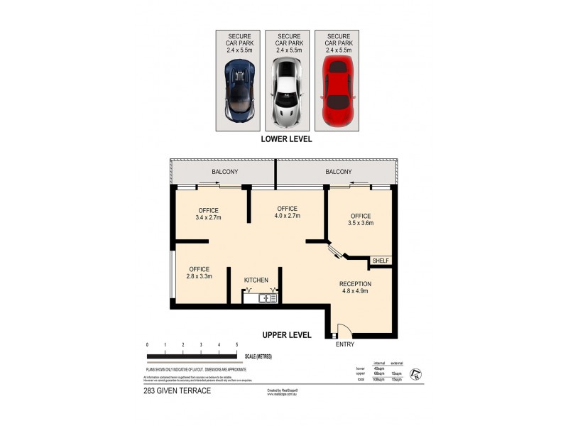 71/283 Given Terrace, Paddington QLD 4064 Floorplan