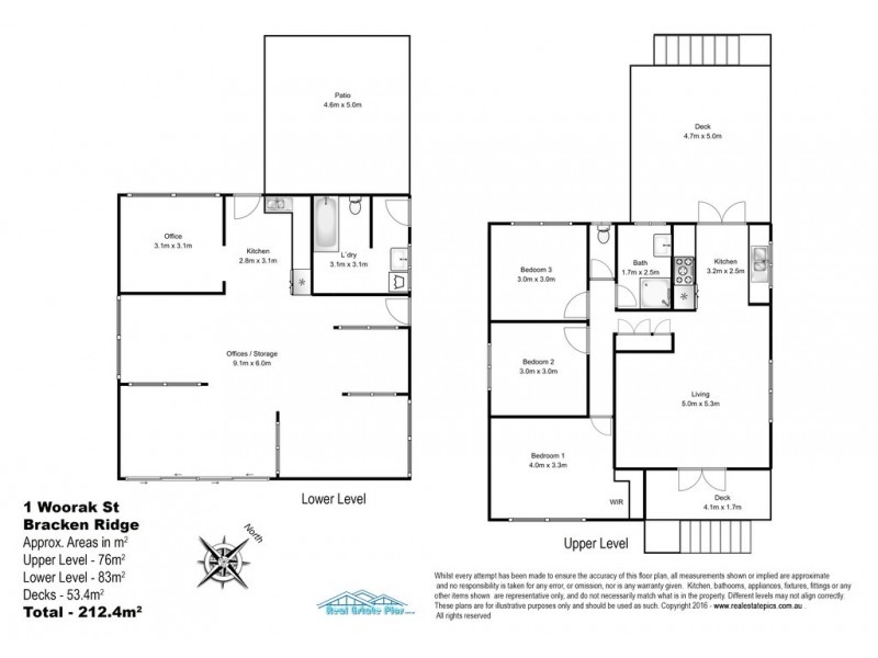 1 Woorak St, Bracken Ridge QLD 4017 Floorplan