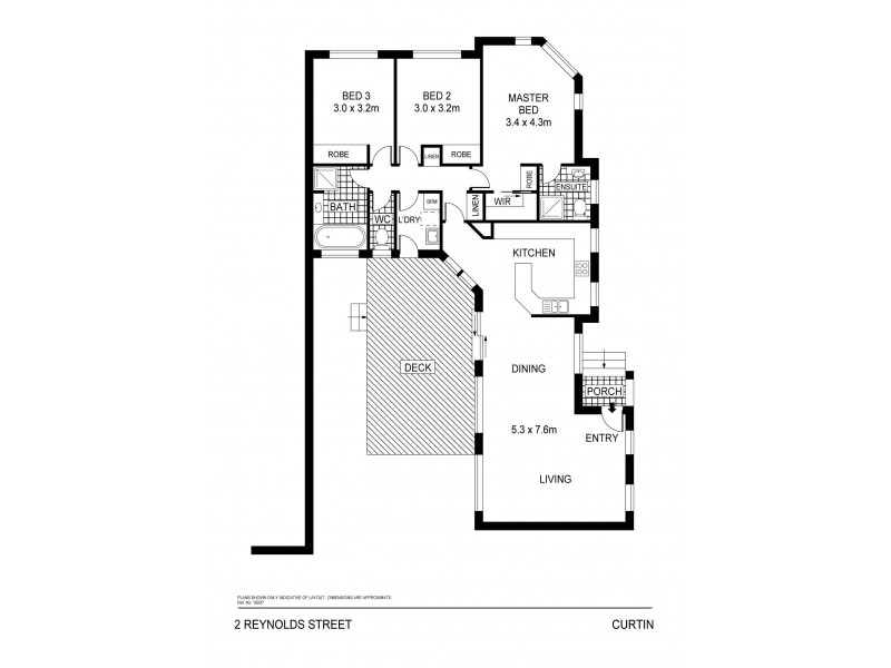 2 Reynolds Street, Curtin ACT 2605 Floorplan