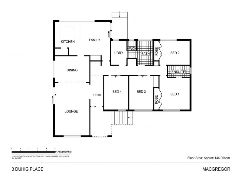 3 Duhig Place, Macgregor ACT 2615 Floorplan