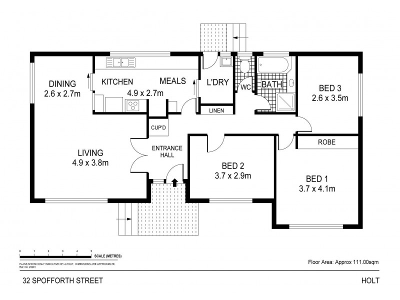 32 Spofforth Street, Holt ACT 2615 Floorplan