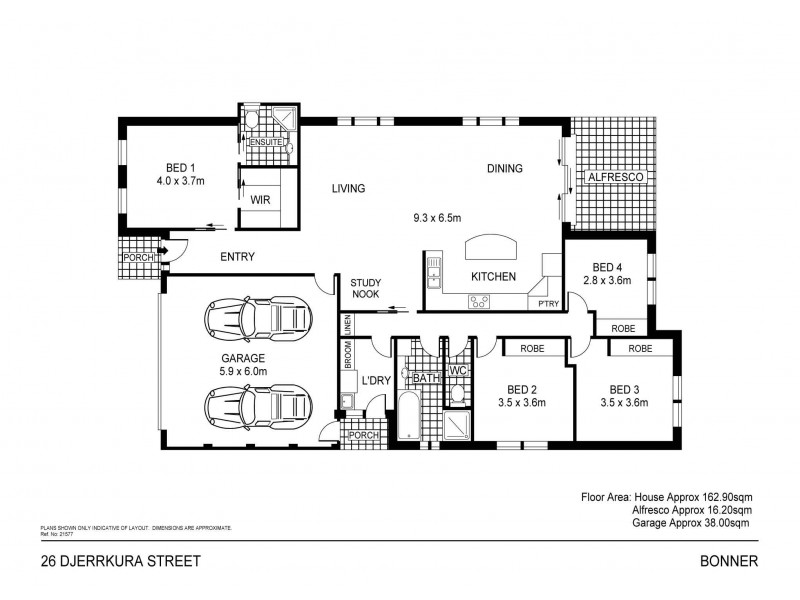 26 Djerrkura Street, Bonner ACT 2914 Floorplan