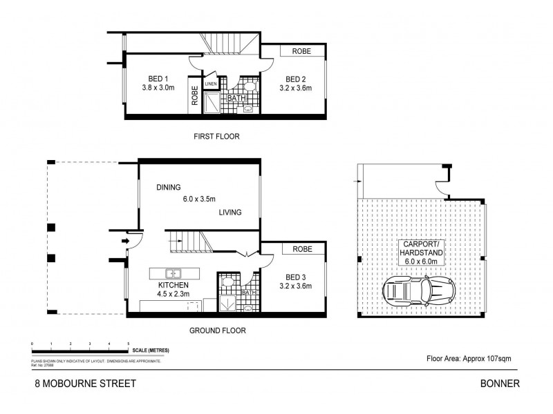 8 Mobourne Street, Bonner ACT 2914 Floorplan