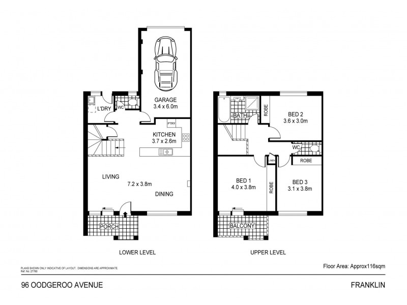 96 Oodgeroo Avenue, Franklin ACT 2913 Floorplan