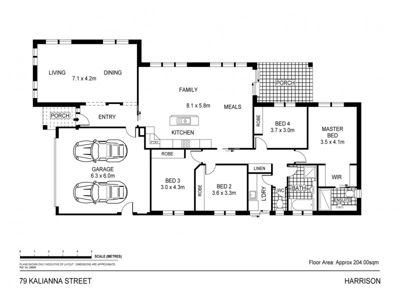 79 Kalianna Street, Harrison ACT 2914 Floorplan