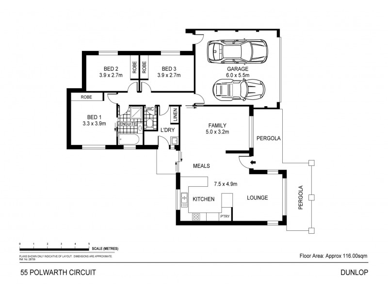 55 Polwarth Circuit, Dunlop ACT 2615 Floorplan
