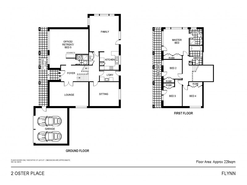 2 Oster Place, Flynn ACT 2615 Floorplan