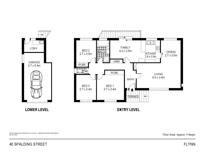 40 Spalding Street, Flynn ACT 2615 Floorplan