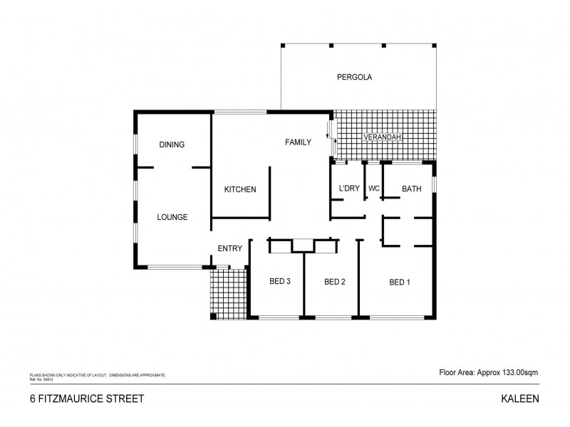 6 Fitzmaurice Street, Kaleen ACT 2617 Floorplan