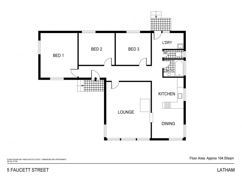 5 Faucett Street, Latham ACT 2615 Floorplan