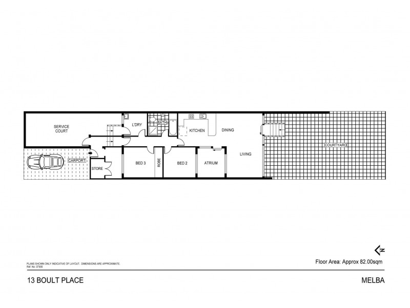 13 Boult Place, Melba NSW 2615 Floorplan