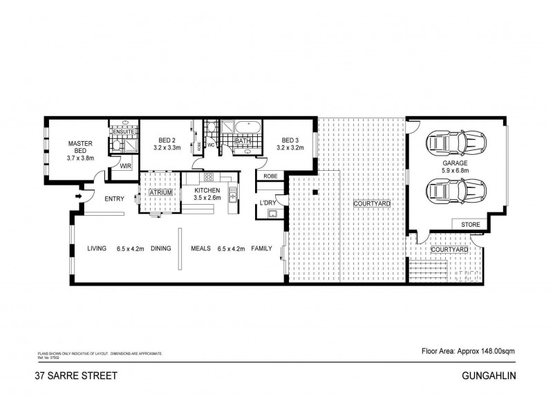 37 Sarre Street, Gungahlin ACT 2912 Floorplan