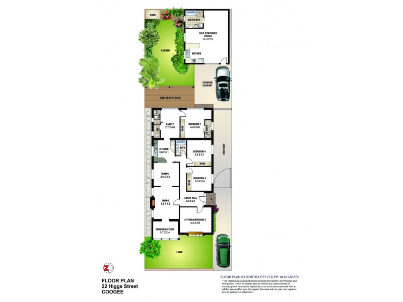 22 Higgs Street, Coogee NSW 2034 Floorplan