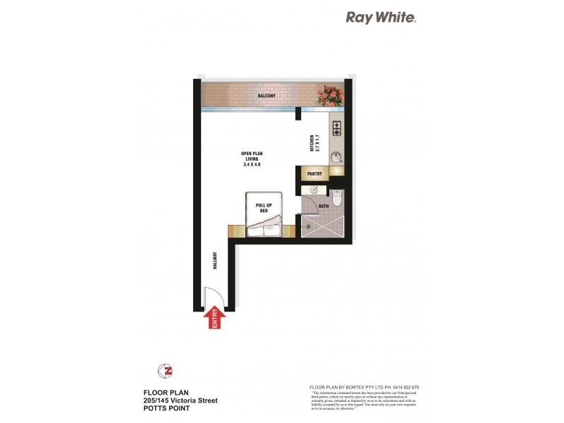 205/145 Victoria Street, Potts Point NSW 2011 Floorplan