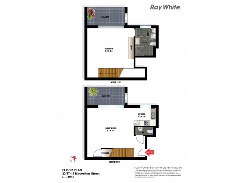 23/17-19 Macarthur Street, Ultimo NSW 2007 Floorplan