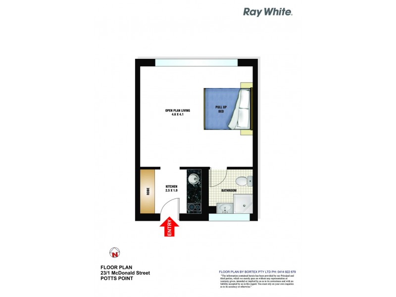 23/1 McDonald Street, Potts Point NSW 2011 Floorplan