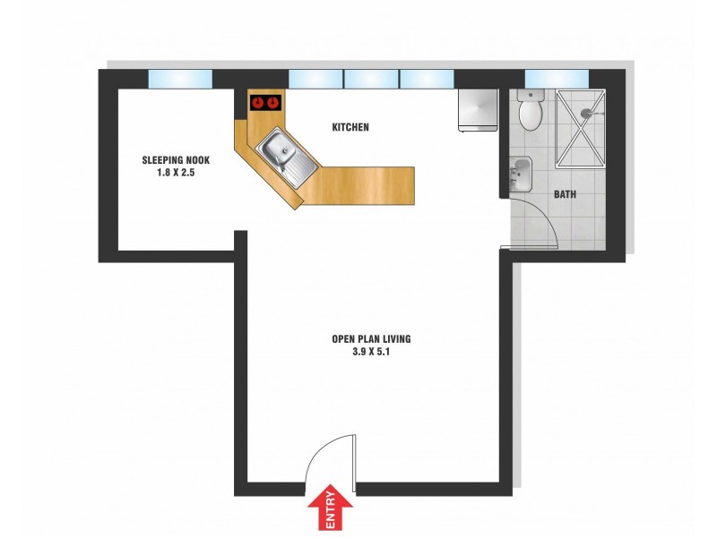 10/3 Barncleuth Square, Potts Point NSW 2011 Floorplan