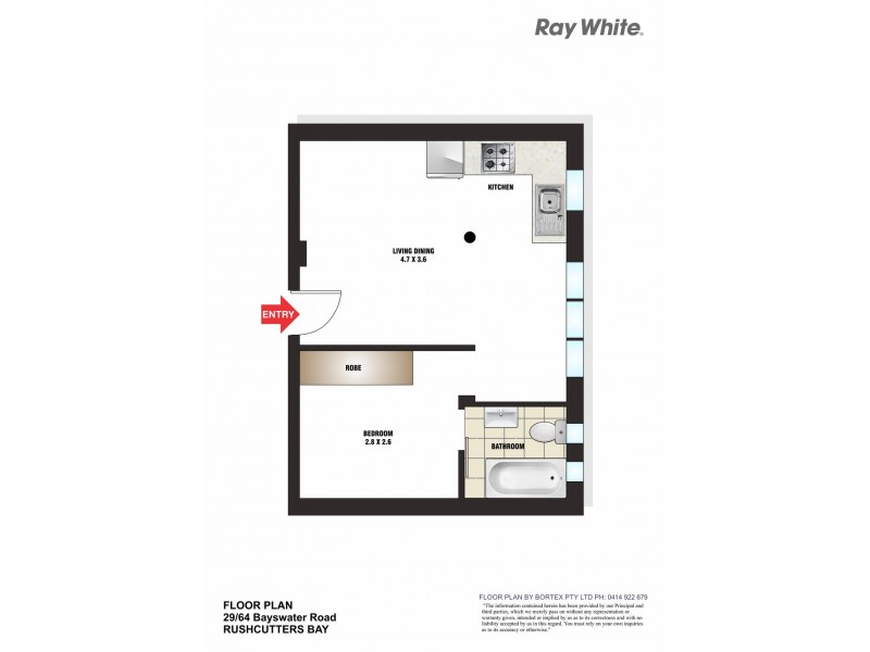 29/64 Bayswater Road, Rushcutters Bay NSW 2011 Floorplan
