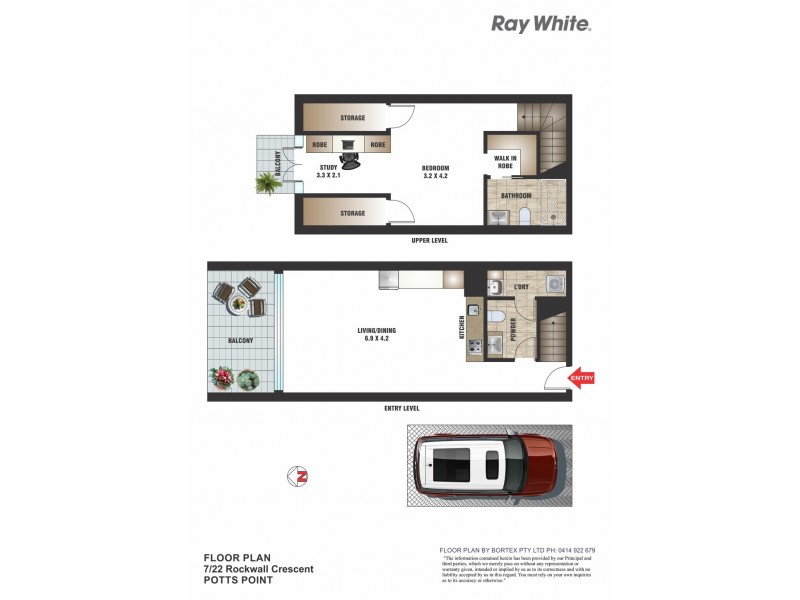 7/22 Rockwall Crescent, Potts Point NSW 2011 Floorplan