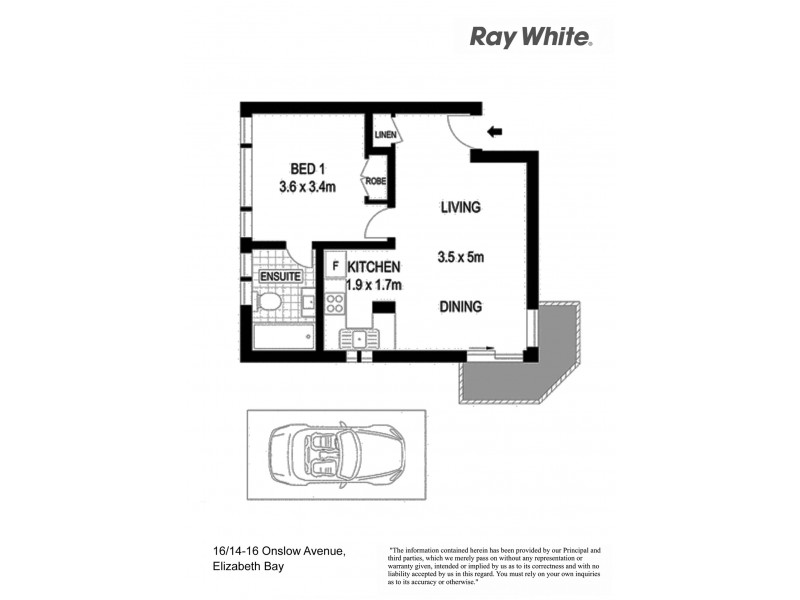 16/14-16 Onslow Avenue, Elizabeth Bay NSW 2011 Floorplan