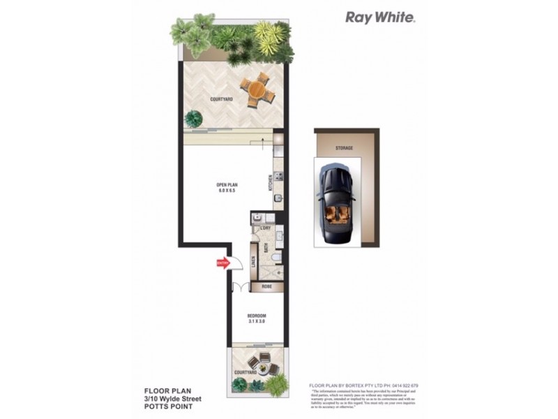3/10 Wylde Street, Potts Point NSW 2011 Floorplan