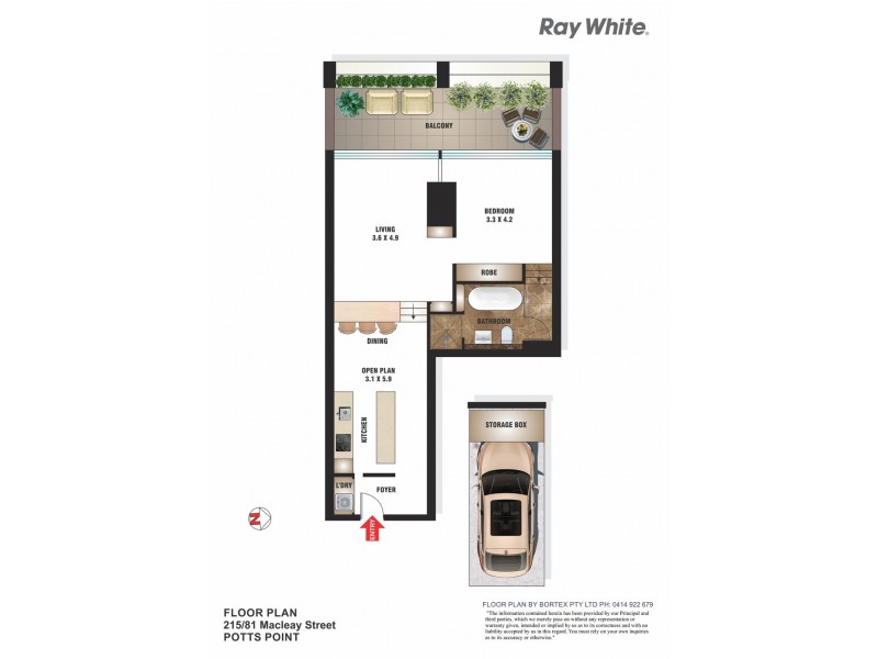 215/81 Macleay Street, Potts Point NSW 2011 Floorplan