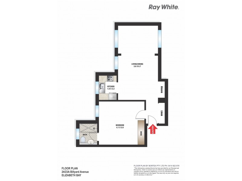 24/23a Billyard Avenue, Elizabeth Bay NSW 2011 Floorplan