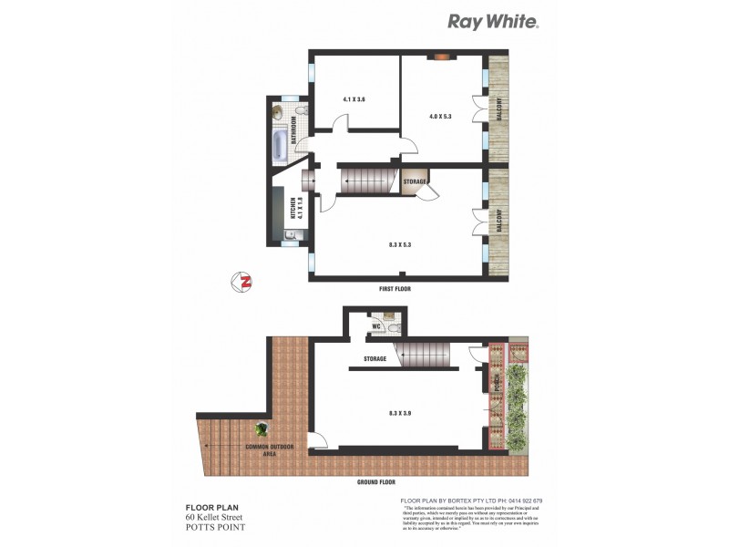 60 Kellett Street, Potts Point NSW 2011 Floorplan
