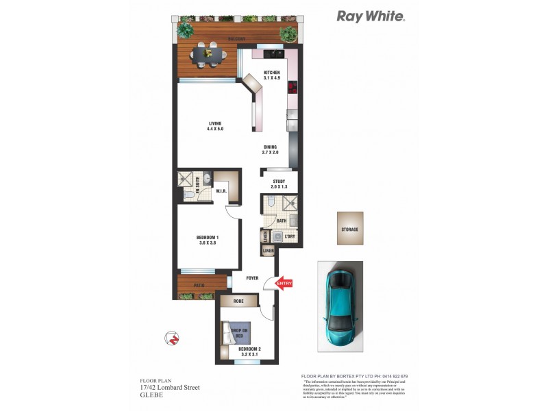 17/42 Lombard Street, Glebe NSW 2037 Floorplan