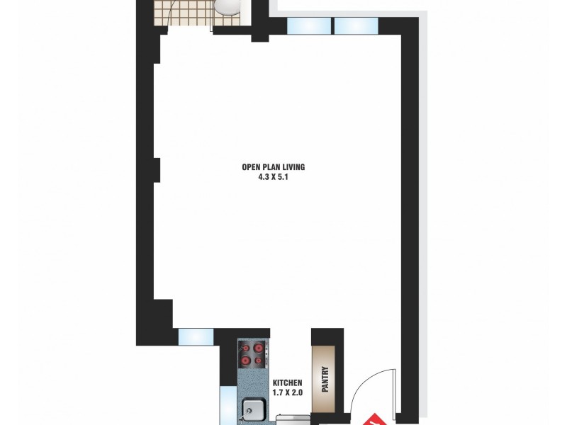 209/3-5 Greenknowe Avenue, Elizabeth Bay NSW 2011 Floorplan