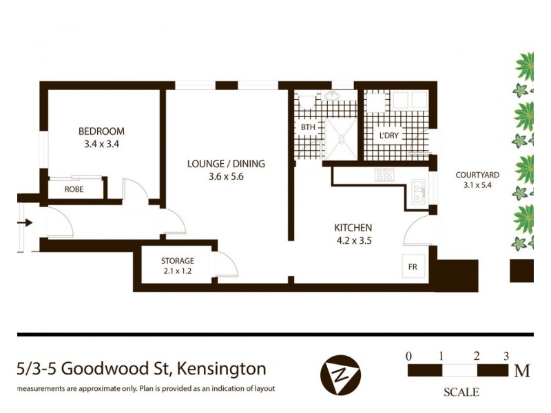 5/3-5 Goodwood Street, Kensington NSW 2033 Floorplan