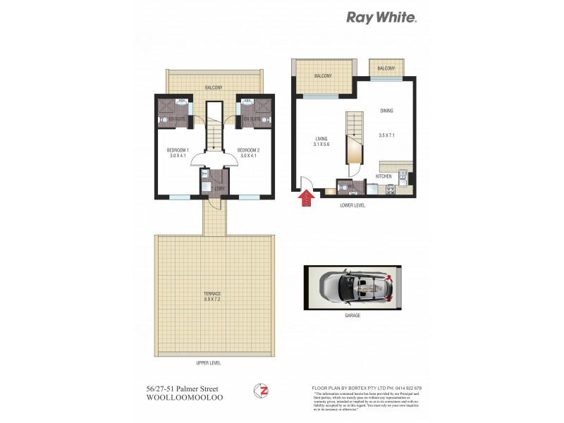 56/27-51 Palmer Street, Woolloomooloo NSW 2011 Floorplan