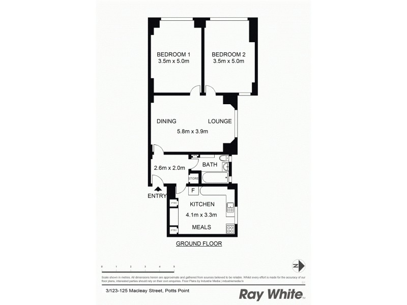 3/123-125 Macleay Street, Potts Point NSW 2011 Floorplan