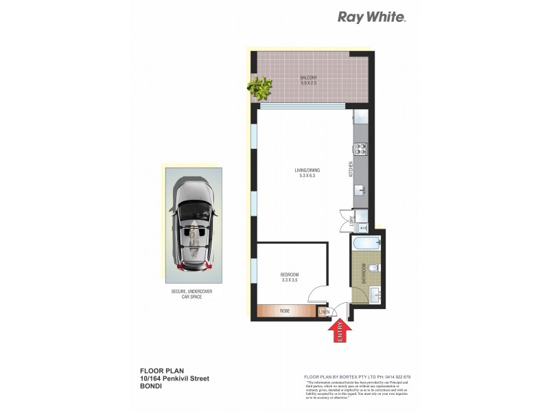 10/64 Penkivil Street, Bondi NSW 2026 Floorplan