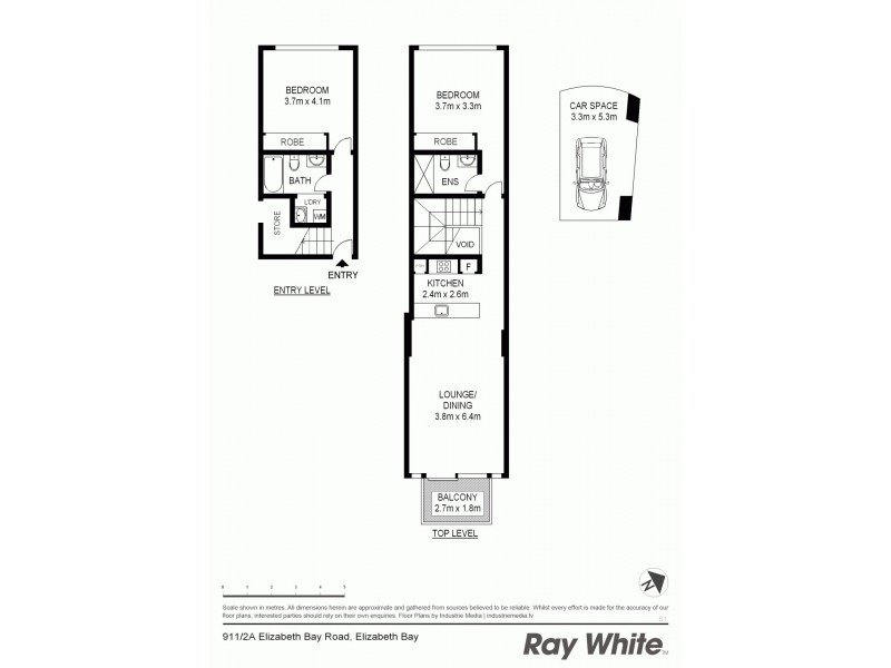 911/2A Elizabeth Bay Road, Elizabeth Bay NSW 2011 Floorplan