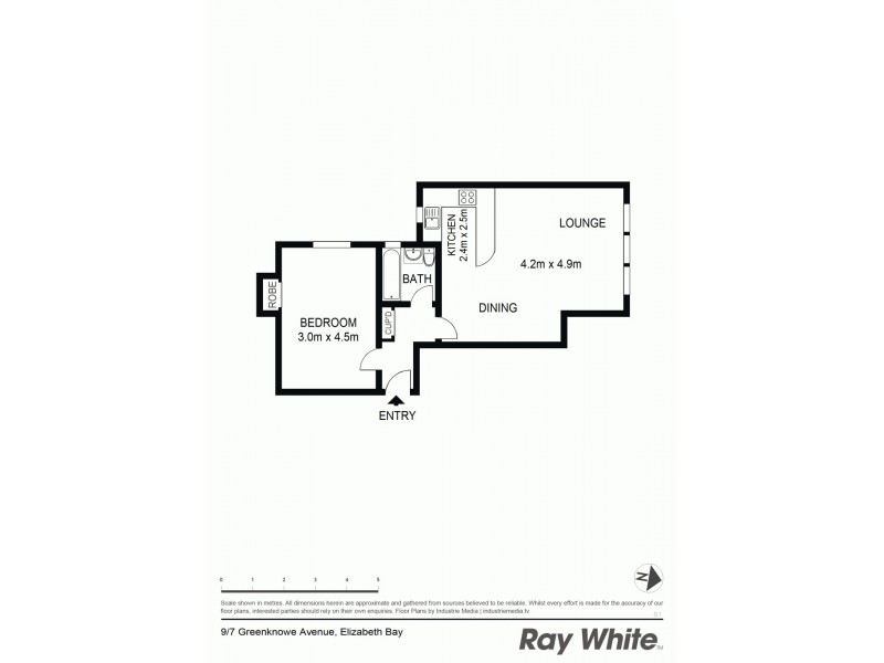 9/7 Greenknowe Avenue, Elizabeth Bay NSW 2011 Floorplan