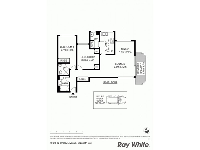 4F/20-22 Onslow Avenue, Elizabeth Bay NSW 2011 Floorplan