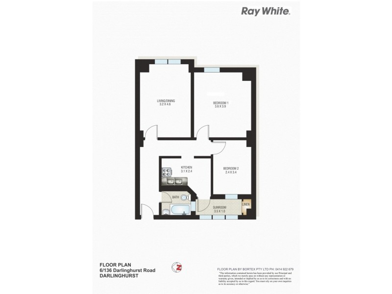 6/136 Darlinghurst Road, Darlinghurst NSW 2010 Floorplan