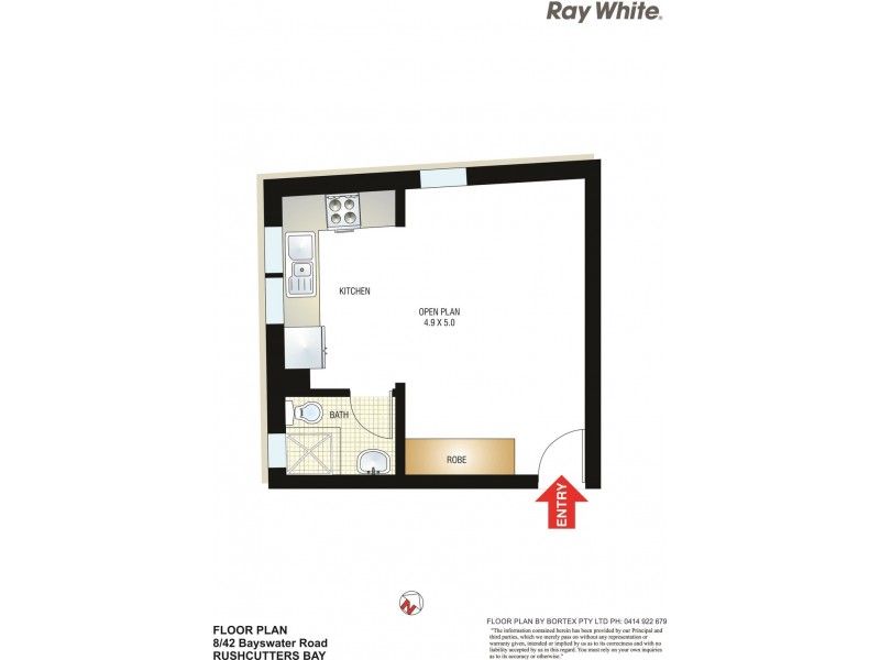 8/42 Bayswater Road, Rushcutters Bay NSW 2011 Floorplan