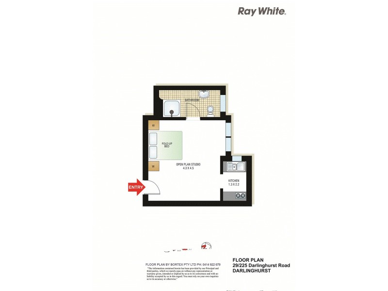 29/225 Darlinghurst Road, Darlinghurst NSW 2010 Floorplan
