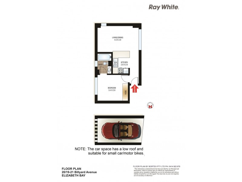 20/19-21 Billyard Avenue, Elizabeth Bay NSW 2011 Floorplan