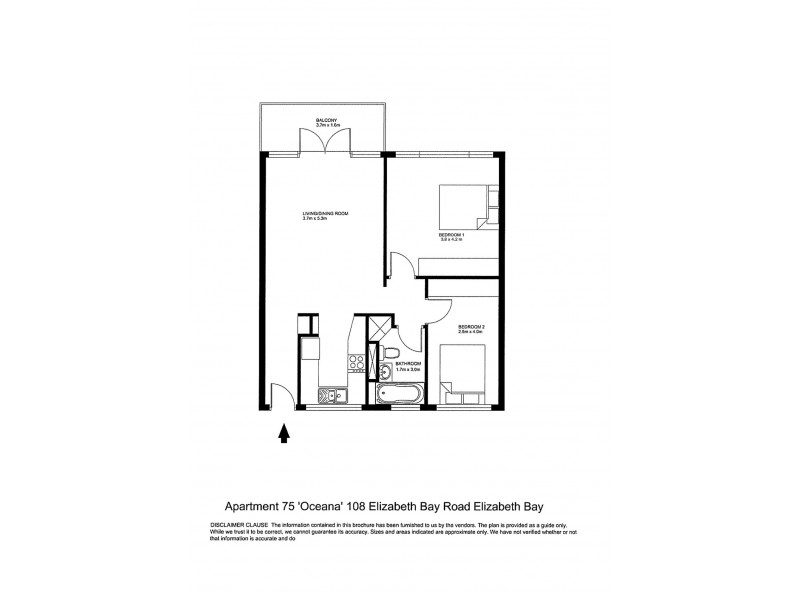 75/108 Elizabeth Bay Road, Elizabeth Bay NSW 2011 Floorplan